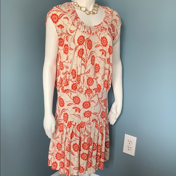 ANTHROPOLOGIE Leifnotes Scattered Stellata Floral Dress - Picture 2 of 8